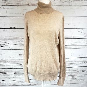 Ann Taylor Tan Turtle Neck Closet Must Have